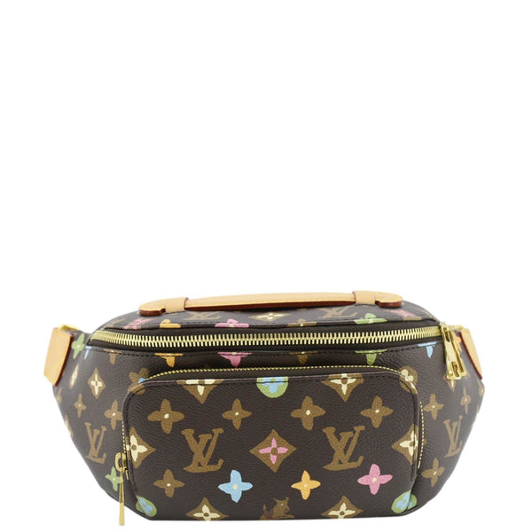 LOUIS VUITTON Rush Monogram Craggy Canvas Bumbag Chocolate