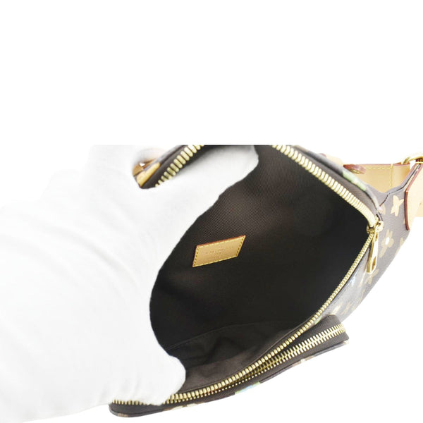 LOUIS VUITTON Rush Monogram Craggy Canvas Bumbag Chocolate