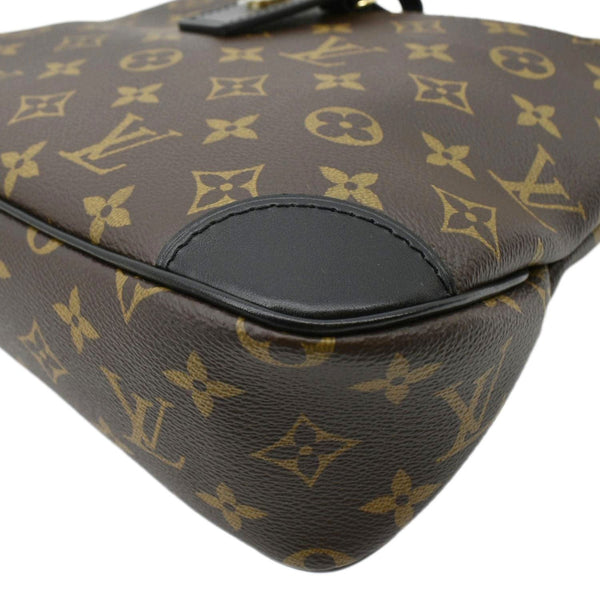 LOUIS VUITTON Odeon NM PM Monogram Canvas Shoulder Bag Black/Brown