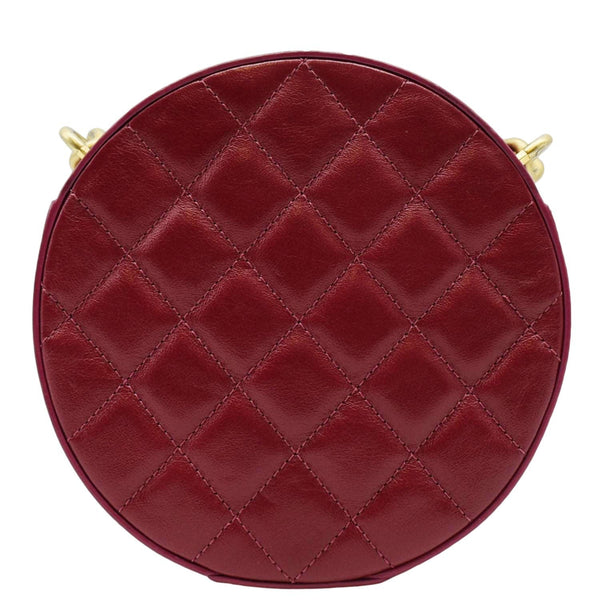 CHANEL Round As Earth Leather Crossbody bottom look