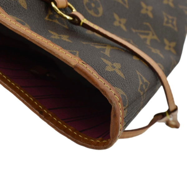 LOUIS VUITTON Neverfull GM Monogram Canvas Tote Bag Brown