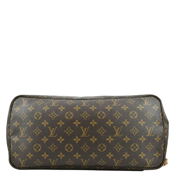 LOUIS VUITTON Neverfull GM Monogram Canvas Tote Bag Brown