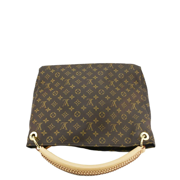 LOUIS VUITTON Artsy MM Monogram Canvas Hobo Bag Brown