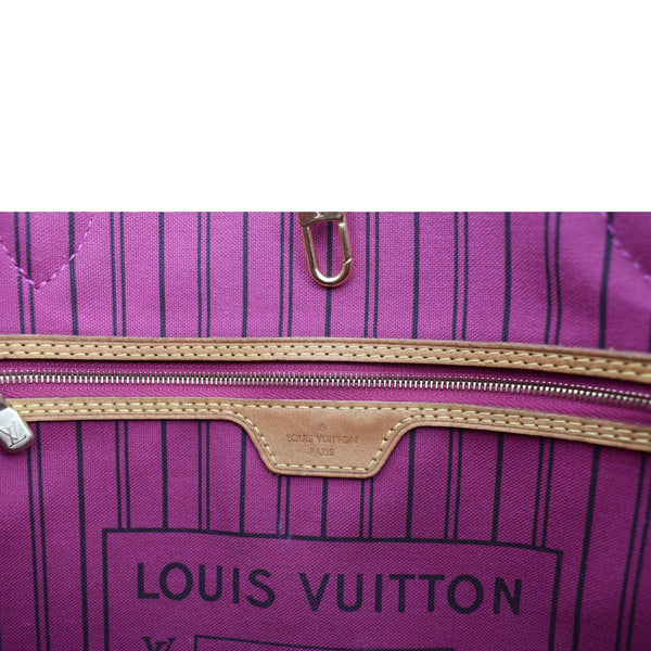 LOUIS VUITTON Neverfull GM Monogram Canvas Tote Bag Brown