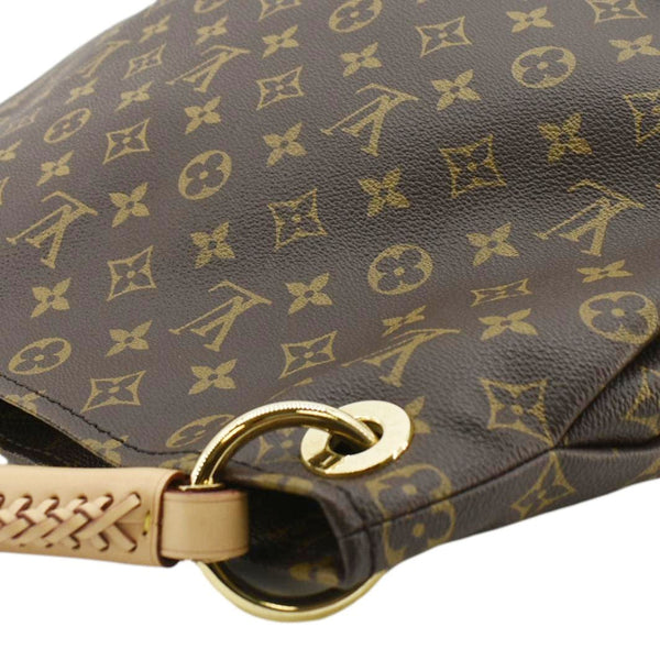 LOUIS VUITTON Artsy MM Monogram Canvas Hobo Bag Brown