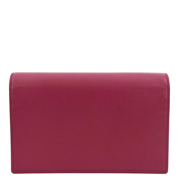 YVES SAINT LAURENT Kate Small Smooth Leather Crossbody Bag Hot Pink
