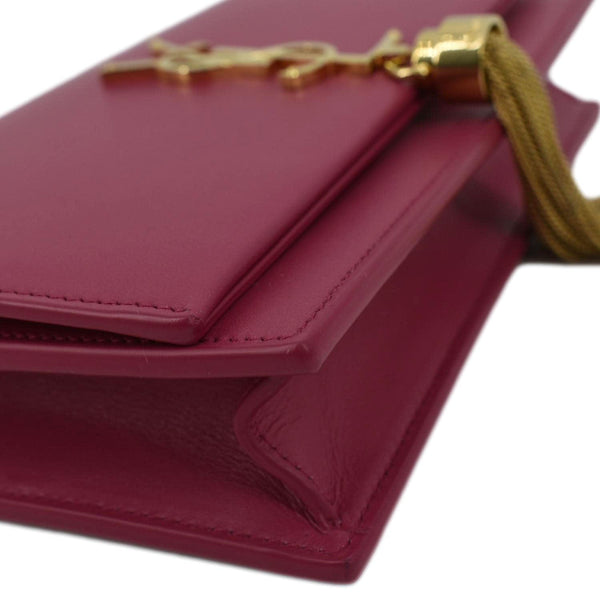 YVES SAINT LAURENT Kate Small Smooth Leather Crossbody Bag Hot Pink