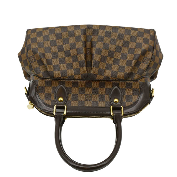 LOUIS VUITTON Trevi PM Damier Ebene Satchel Shoulder Bag Brown