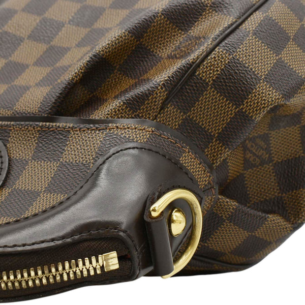 LOUIS VUITTON Trevi PM Damier Ebene Satchel Shoulder Bag Brown
