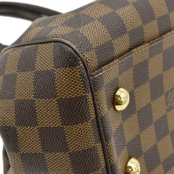 LOUIS VUITTON Trevi PM Damier Ebene Satchel Shoulder Bag Brown