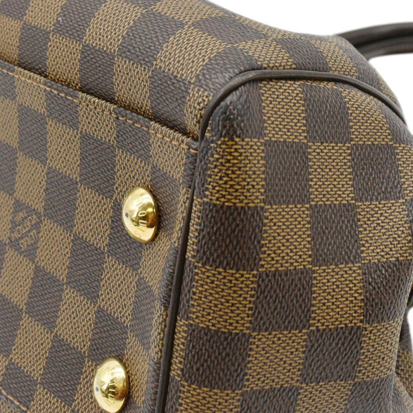 LOUIS VUITTON Trevi PM Damier Ebene Satchel Shoulder Bag Brown