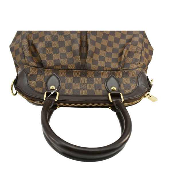 LOUIS VUITTON Trevi PM Damier Ebene Satchel Bag Brown