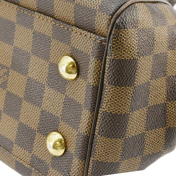 LOUIS VUITTON Trevi PM Damier Ebene Satchel Bag Brown