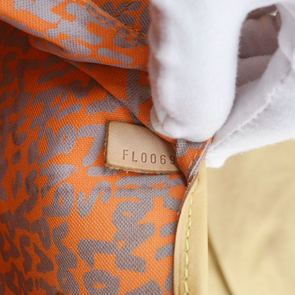 LOUIS VUITTON Neverfull GM Monogram Graffiti Tote Bag Orange