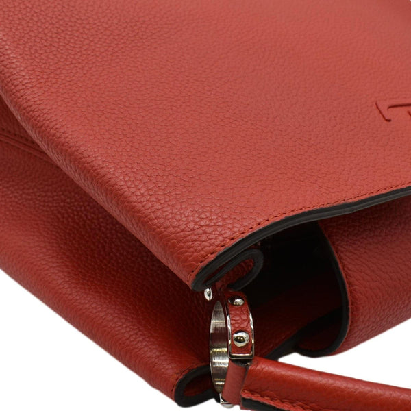 LOUIS VUITTON Capucines MM Taurillon Leather Satchel Bag Orange