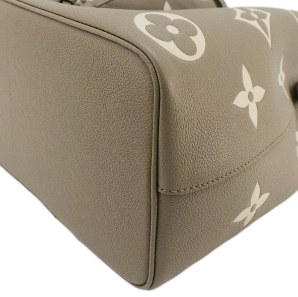 LOUIS VUITTON NeoNoe MM Bicolor Monogram Empreinte Shoulder Bag Cream