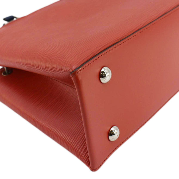 LOUIS VUITTON Kleber PM Epi Leather Shoulder Bag Red