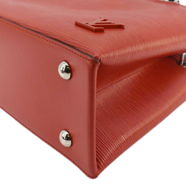 LOUIS VUITTON Kleber PM Epi Leather Shoulder Bag Red