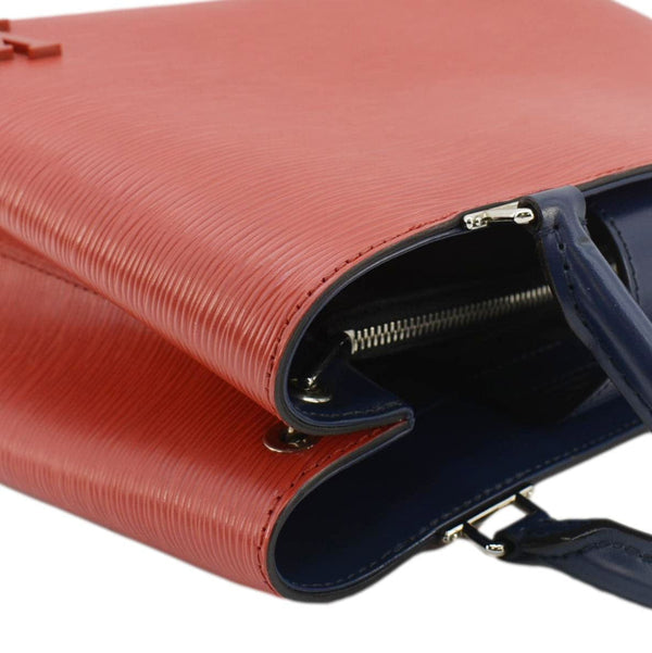 LOUIS VUITTON Kleber PM Epi Leather Shoulder Bag Red