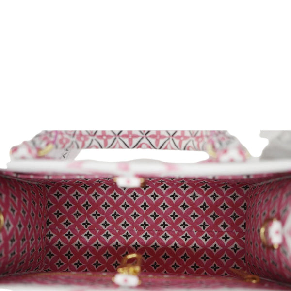 LOUIS VUITTON Onthego PM By The Pool Giant Monogram Canvas Tote Bag Pink