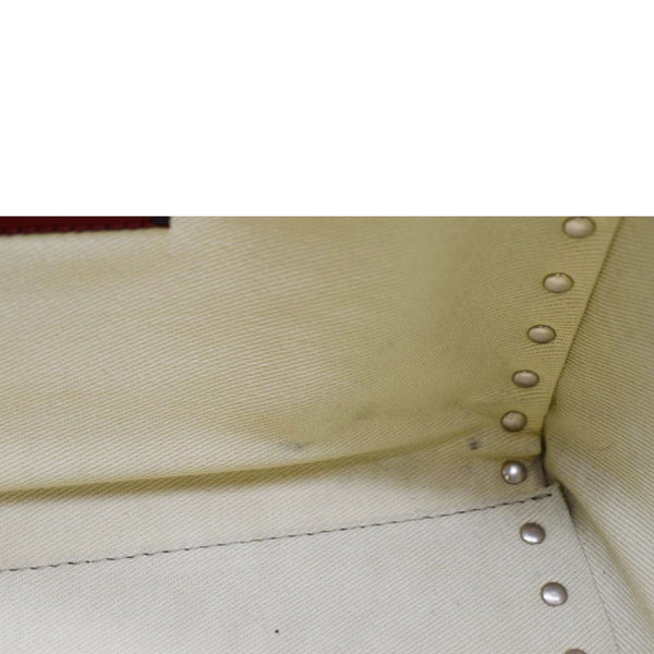 VALENTINO GARAVANI Rockstud Medium Leather Top Handle Shoulder Bag Dark Grey