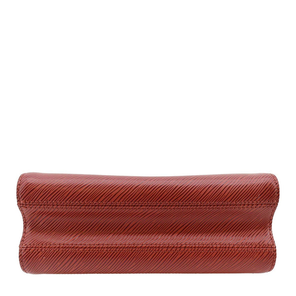 LOUIS VUITTON Twist MM Epi Leather Chain Shoulder Bag Red