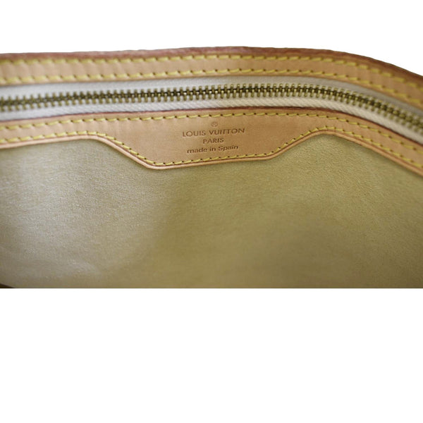 LOUIS VUITTON Hampstead MM Damier Azur Shoulder Bag White