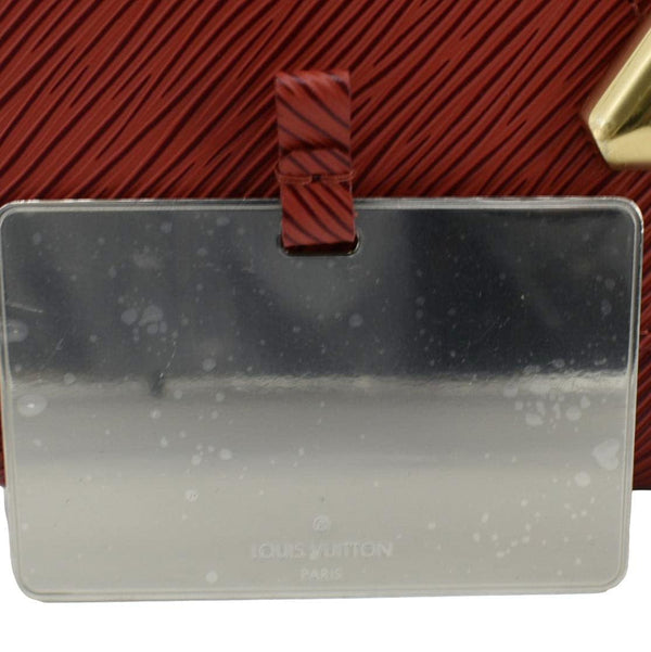 LOUIS VUITTON Twist MM Epi Leather Chain Shoulder Bag Red