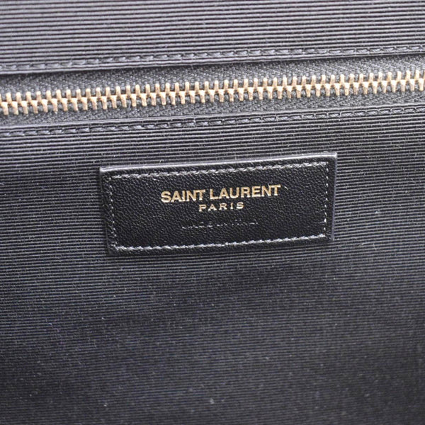 YVES SAINT LAURENT Large Envelope Chevron Quilted Leather Chain Shoulder Bag Red