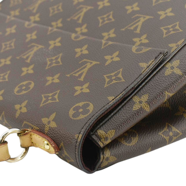 LOUIS VUITTON Cluny MM Monogram Canvas Shoulder Bag Brown