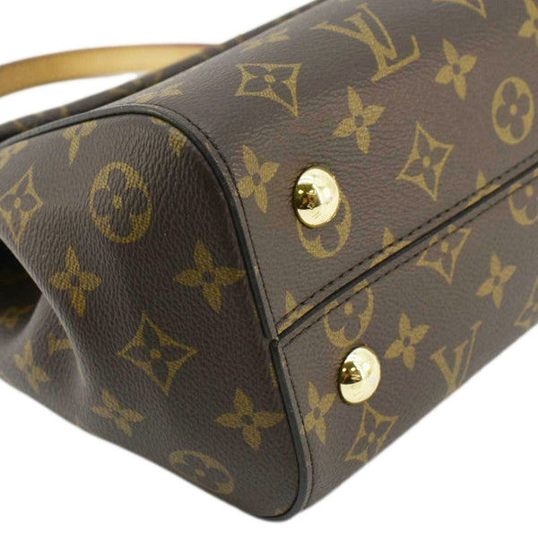 LOUIS VUITTON Cluny MM Monogram Canvas Shoulder Bag Brown