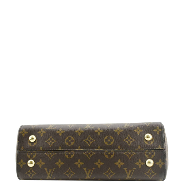 LOUIS VUITTON Cluny MM Monogram Canvas Shoulder Bag Brown