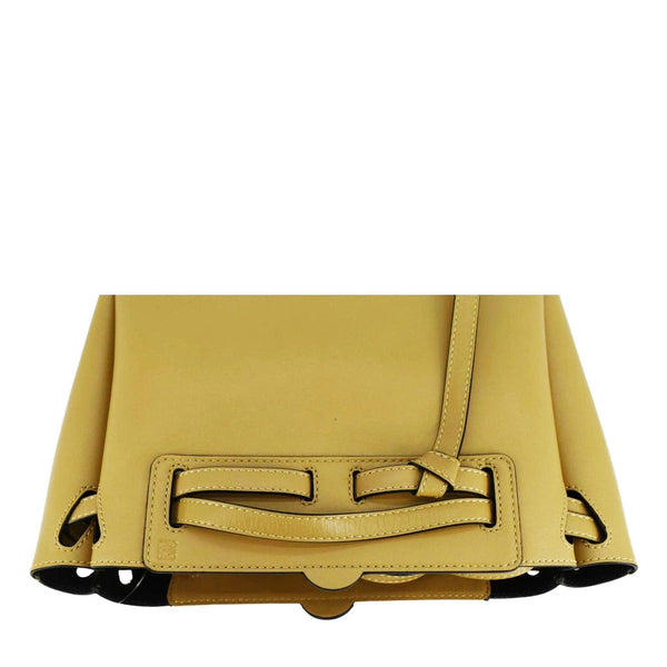 LOEWE Lazo Mini Leather Shoulder Bag Brown