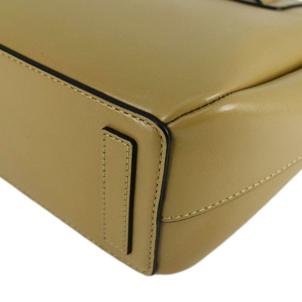 LOEWE Lazo Mini Leather Shoulder Bag Brown