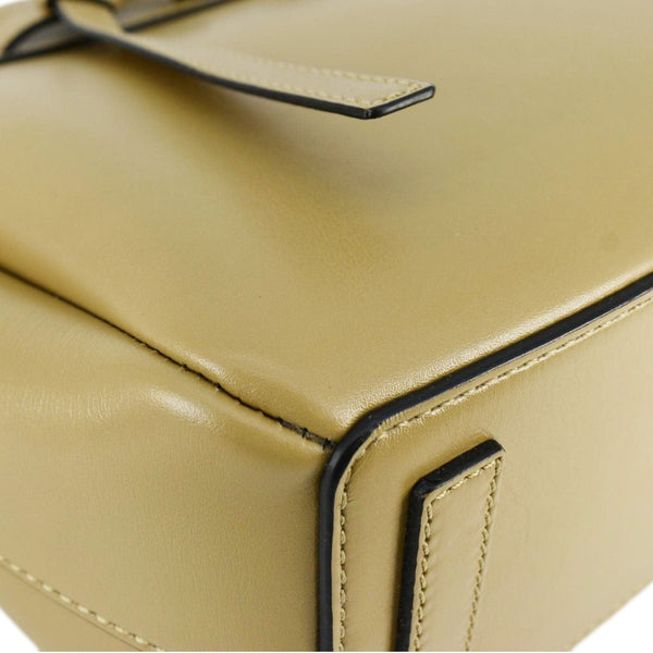 LOEWE Lazo Mini Leather Shoulder Bag Brown