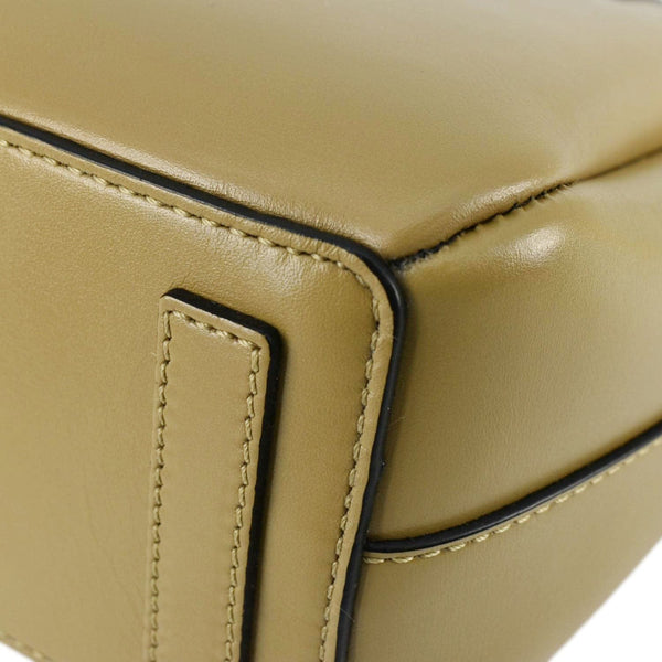 LOEWE Lazo Mini Leather Shoulder Bag Brown