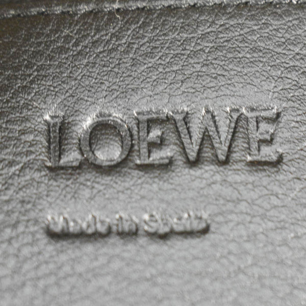 LOEWE Lazo Mini Leather Shoulder Bag Brown