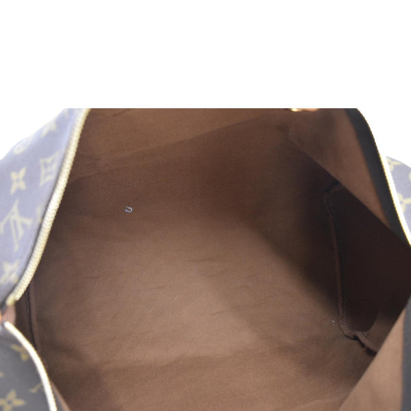 LOUIS VUITTON Speedy 40 Monogram Canvas Satchel Bag Brown