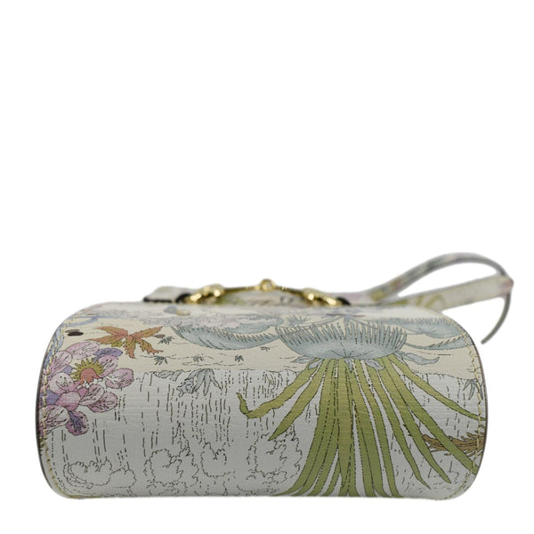 GUCCI Horsebit 1955 Mini Tiger & Flower Leather Shoulder Bag Multicolor 625615