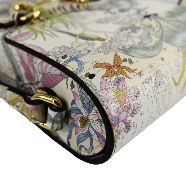 GUCCI Horsebit 1955 Mini Tiger & Flower Leather Shoulder Bag Multicolor 625615