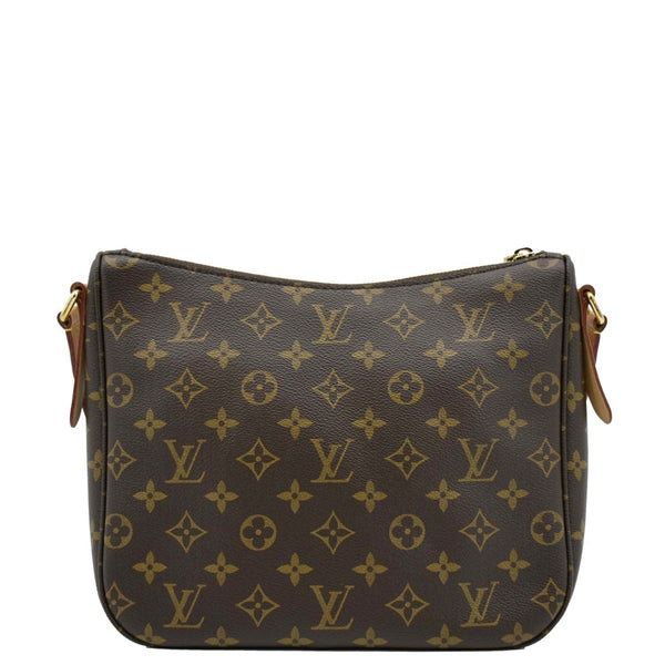 LOUIS VUITTON Mabillon Monogram Canvas Shoulder Crossbody Bag Brown