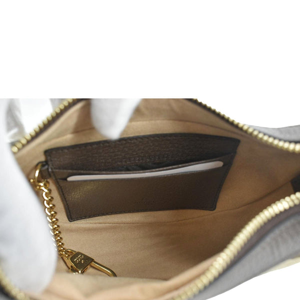 GUCCI Mini Ophidia Jumbo GG Supreme Canvas Hobo Bag Ebony 658551