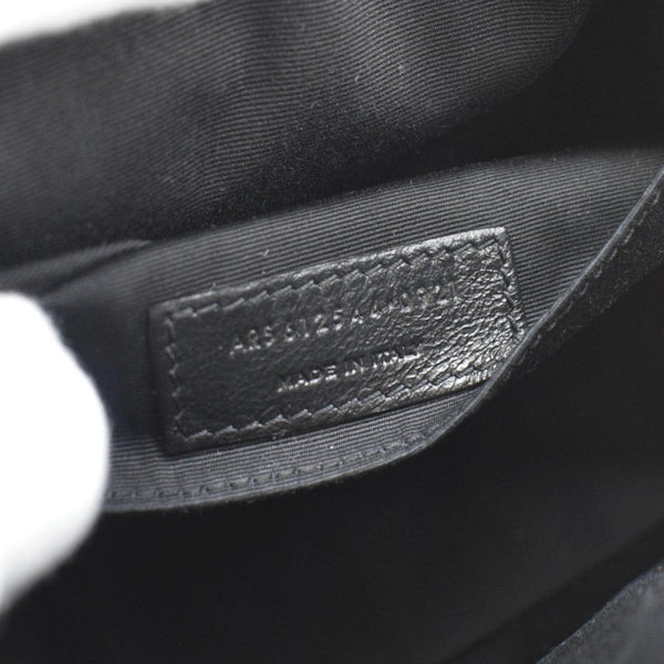 YVES SAINT LAURENT Lou Medium Quilted Leather Camera Crossbody Bag Black