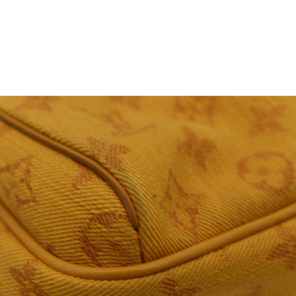 LOUIS VUITTON Outdoor Messenger Monogram Denim Belt Bag Orange