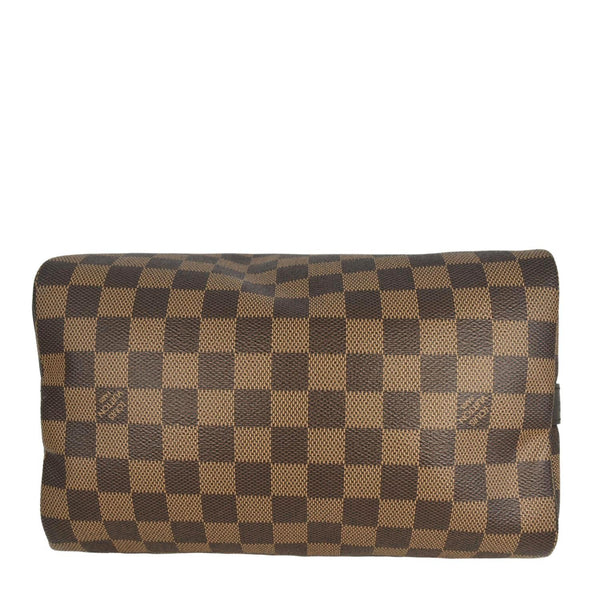LOUIS VUITTON Speedy 25 Bandouliere Damier Ebene Shoulder Bag Brown