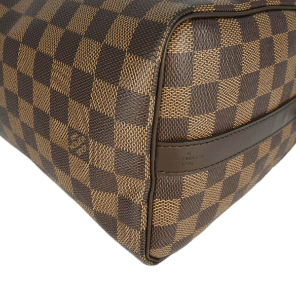 LOUIS VUITTON Speedy 25 Bandouliere Damier Ebene Shoulder Bag Brown