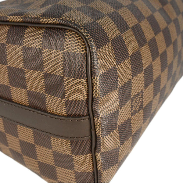 LOUIS VUITTON Speedy 25 Bandouliere Damier Ebene Shoulder Bag Brown