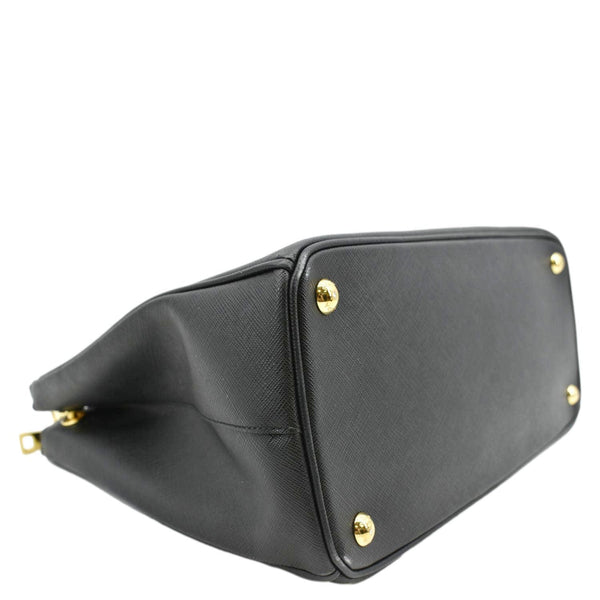 PRADA Saffiano Leather Shoulder Bag Black