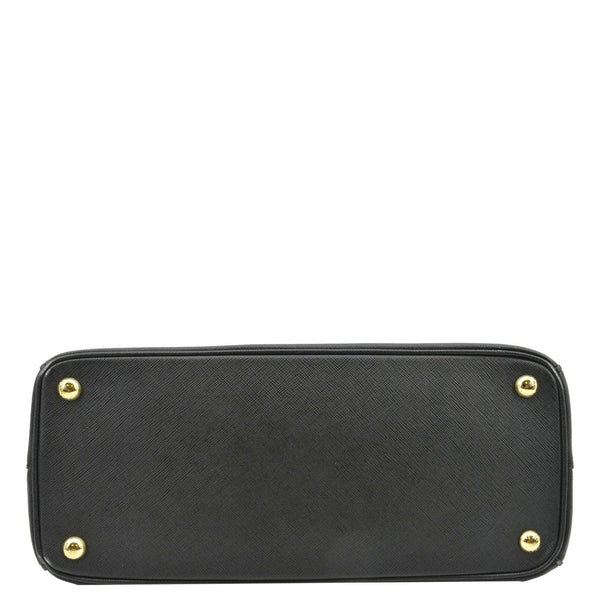 PRADA Saffiano Leather Shoulder Bag Black