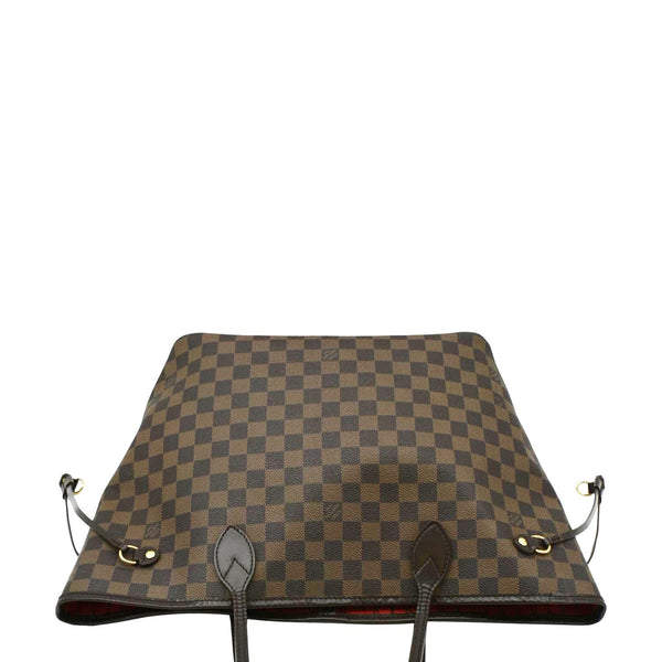 LOUIS VUITTON Neverfull MM Shoulder Bag Brown upper look